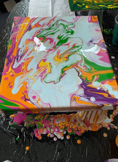 Индивидуальный творческий мастер-класс - Fluid Art в Николаеве - фото 11
