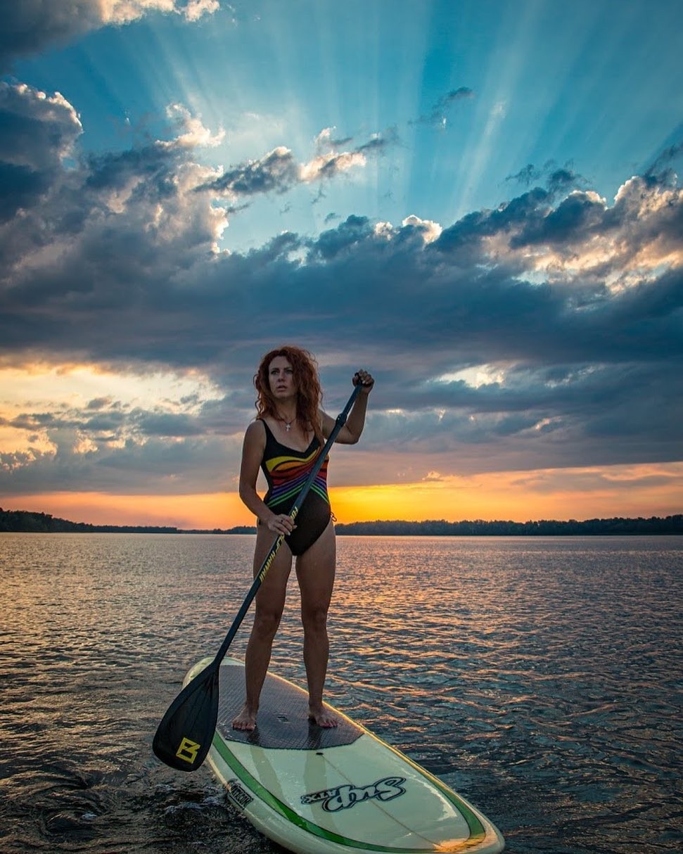 Прогулка на Sup board, прокат Сап в Днепре - фото 16