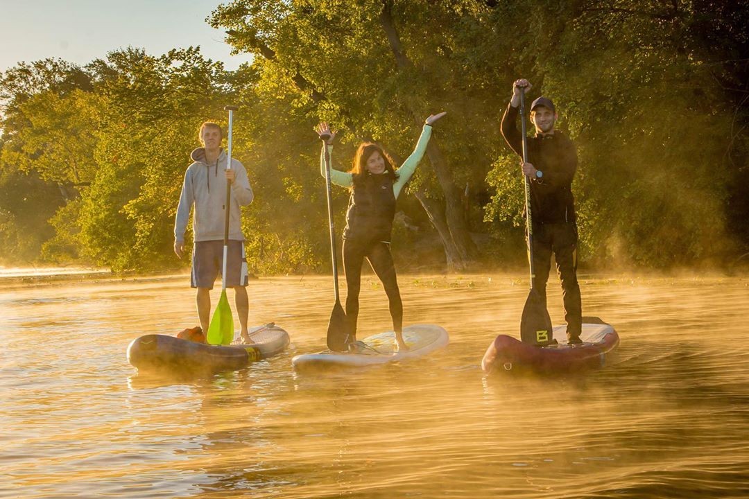 Прогулка на Sup board, прокат Сап в Днепре - фото 2