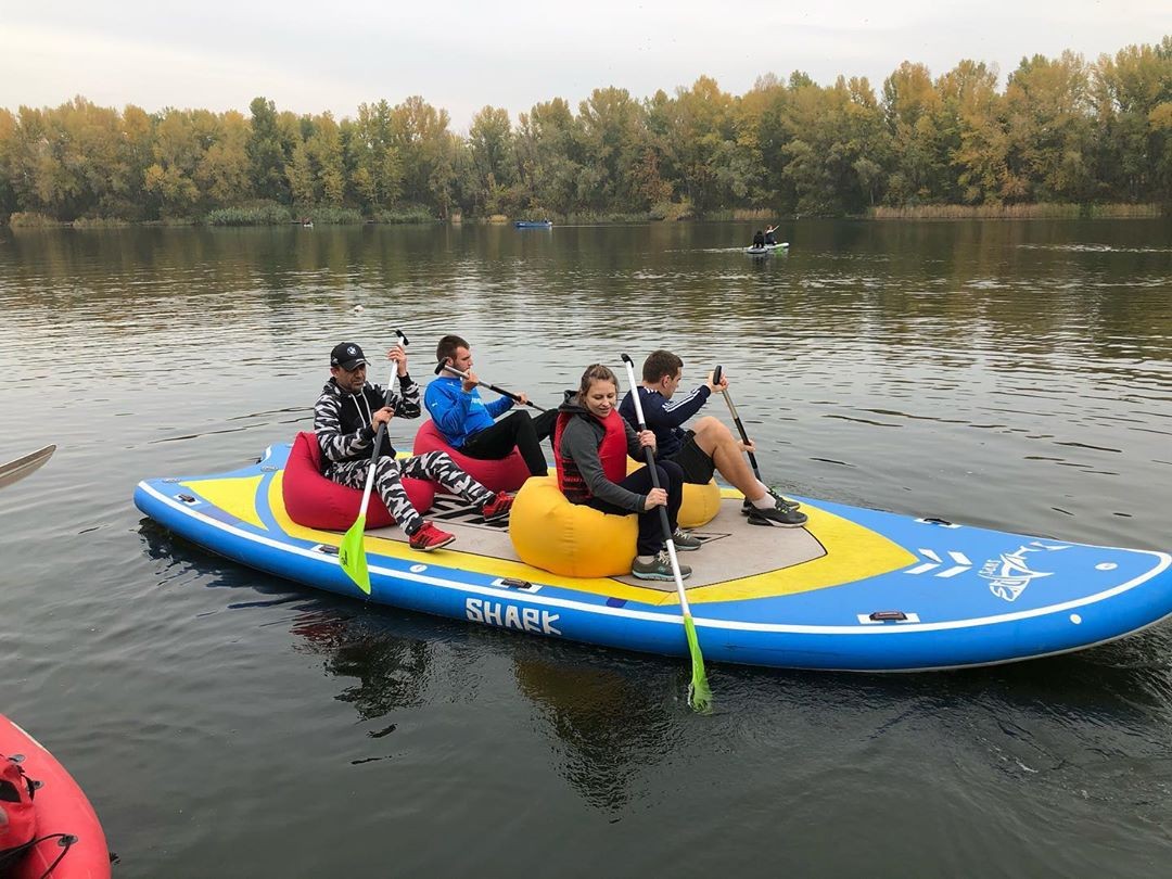 Прогулка на Sup board, прокат Сап в Днепре - фото 13