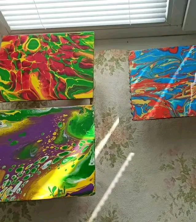 Индивидуальный творческий мастер-класс - Fluid Art в Николаеве - фото 8