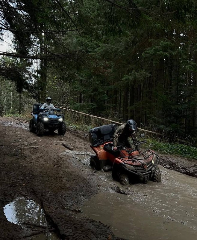 Езда на квадроциклах в Буковеле - фото 9