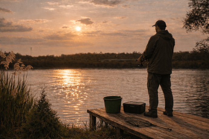 Рыболовный драйв на озере Лагодов