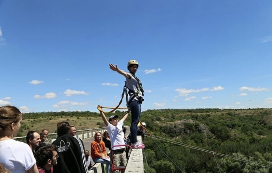 Роупджампинг з моста в Миколаєві - фото 16