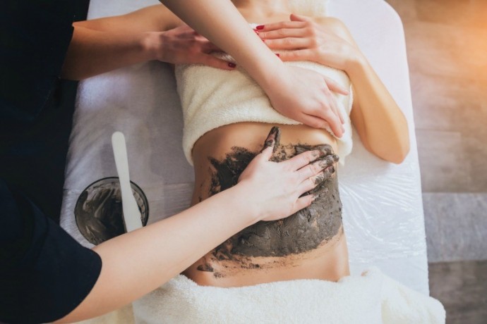 Извержение вулкана, обертывание и пилинг в Днепре