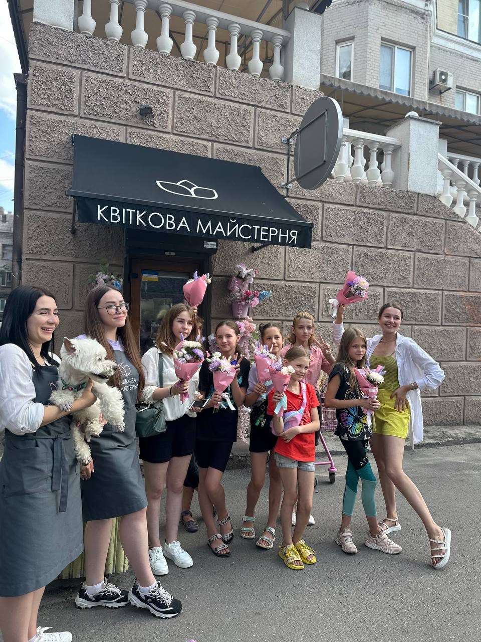 Майстер-клас зі створення букетів з квітів в Запоріжжі - фото 10