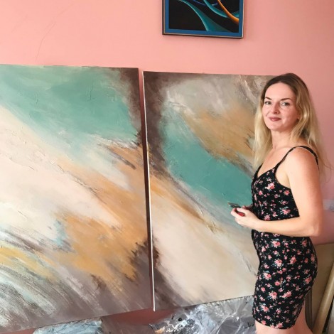 Майстер-клас абстрактного живопису акрилом у Львові