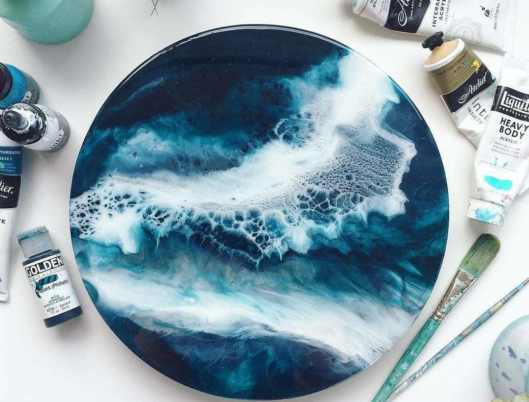 Майстер-клас Fluid Art у Вінниці - фото 1