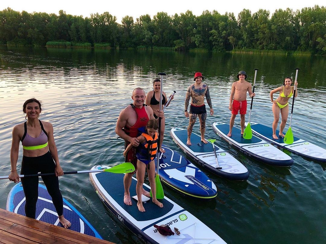 Прогулка на Sup board, прокат Сап в Днепре - фото 11