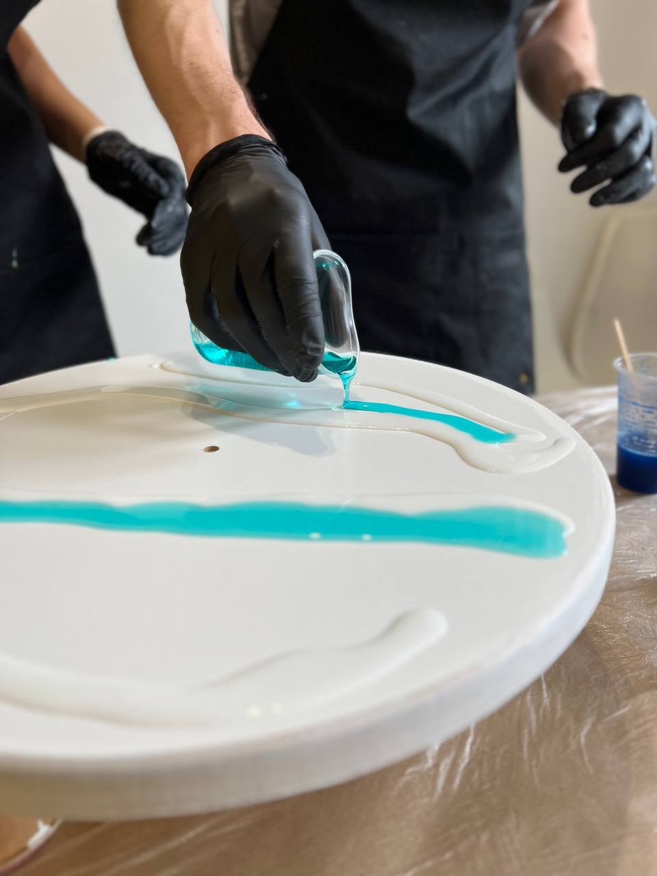 Майстер-клас Fluid Art в Івано-Франківську - фото 5