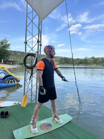 Вейкбординг на канатці в Кривому Розі