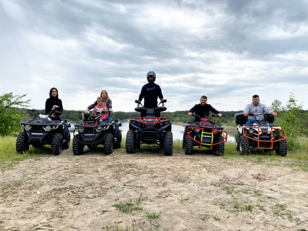 Прогулка на квадроциклах в Кременчуге