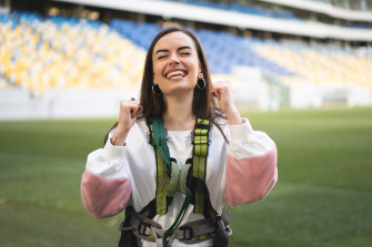 Роуп-джампінг на Арені Львів - Стрибки