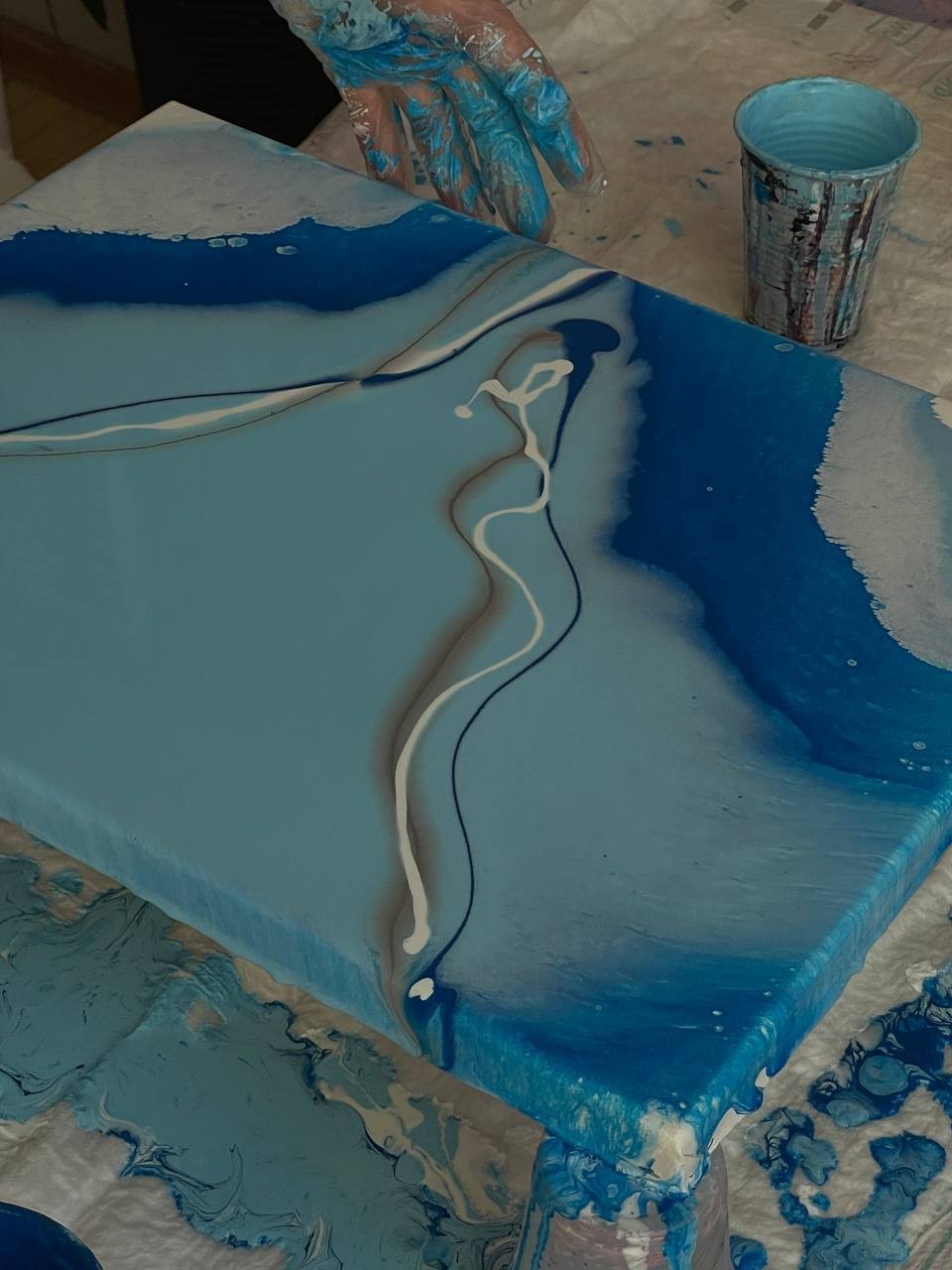 Майстер-клас Fluid Art у Вінниці - фото 3