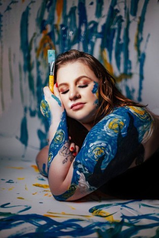 Майстер-клас створення картини тілом