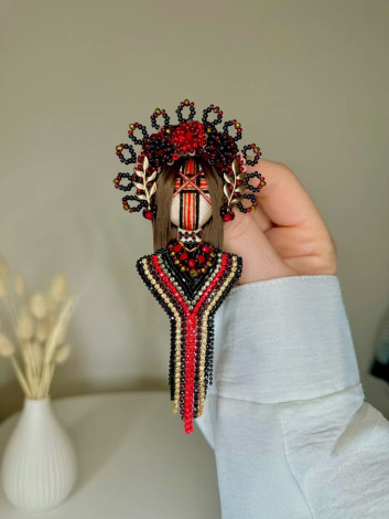 Майстер-клас - Брошка Мотанка для дітей