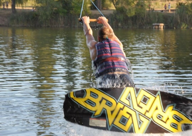 Вейкбординг на канатці в Полтаві