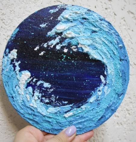 Картина текстурною пастою в 2Д об'ємі у Черкасах