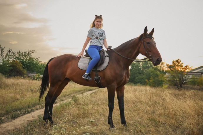 Прогулка на лошадях в Чернигове