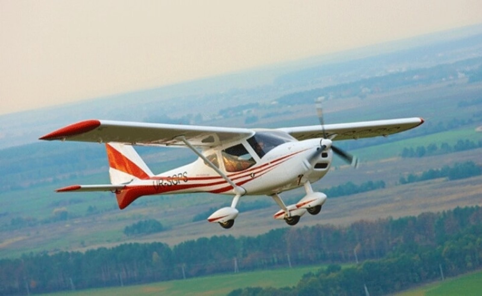 Полет на самолете Swift K-10 ХИАТ в Запорожье - фото 4