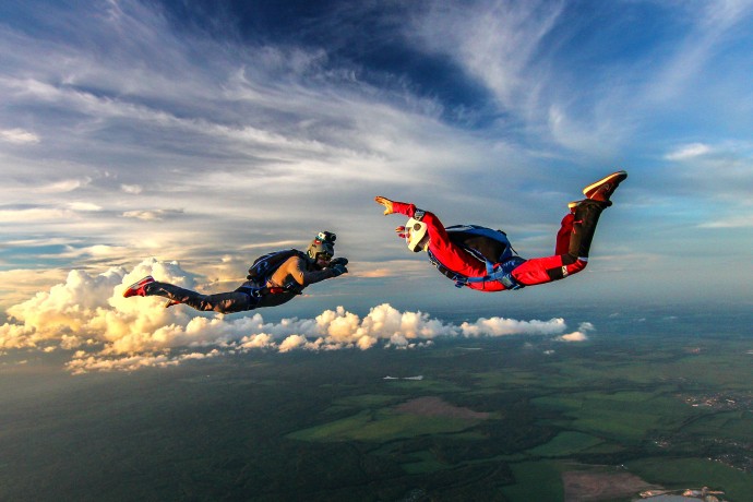Прыжок с парашютом в тандеме с инструктором в Одессе