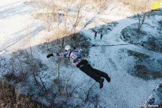 Прыжки с Кайдакского моста в Днепре😎