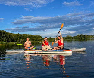 Сплав на сапах біля Львова