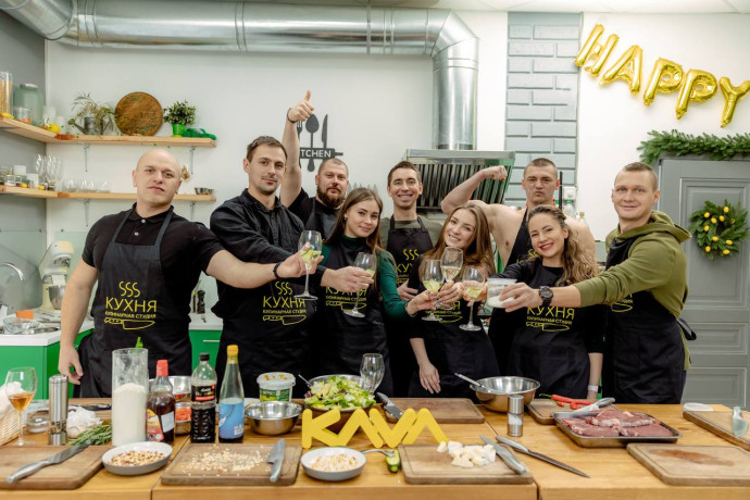 Кулинарный тимбилдинг на кухне